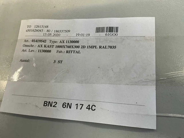 Rittal ax compact schakelkast (3x) - afbeelding 3 van  5