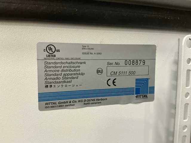 Rittal cm 5111 500 elektrische aansluitkast - afbeelding 8 van  9