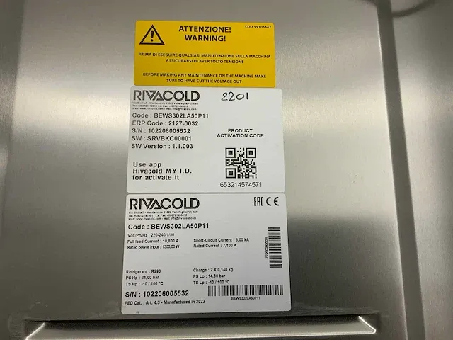 Rivacold - vriescel - 2022 - afbeelding 5 van  11