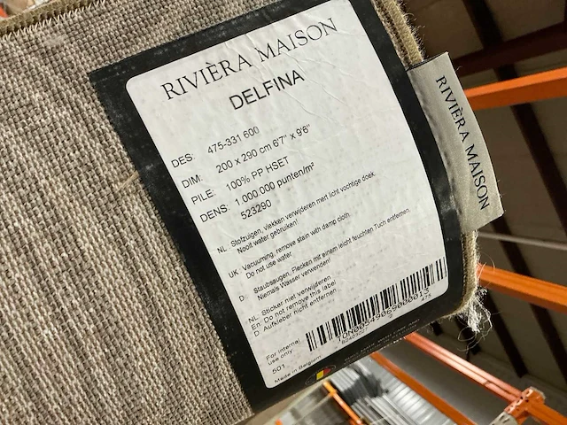 Rivièra maison - delfina - carpet (2x) - afbeelding 3 van  3