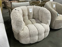 Rivièra maison arosa swivel armchair fauteuil - afbeelding 4 van  5
