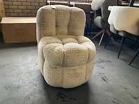 Riviera maison arosa verrijdbare fauteuil (2x) - afbeelding 4 van  11