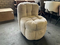 Riviera maison arosa verrijdbare fauteuil (2x) - afbeelding 5 van  11