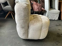 Riviera maison arosa verrijdbare fauteuil (2x) - afbeelding 8 van  11