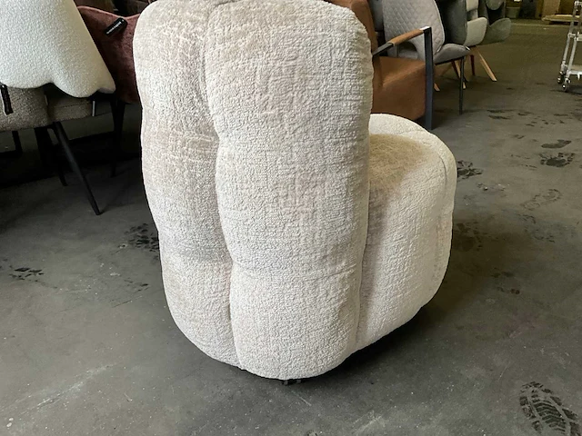 Riviera maison arosa verrijdbare fauteuil (2x) - afbeelding 10 van  11