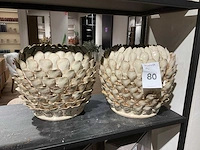 Rivièra maison artichoke pot (2x) - afbeelding 1 van  4