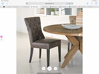 Rivièra maison balmoral dc eetkamerstoel (2x) - afbeelding 1 van  4