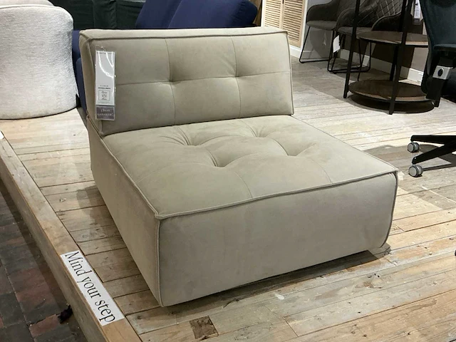 Rivièra maison brandon center velvet vi bankstel segment - afbeelding 2 van  6