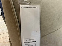 Rivièra maison brandon center velvet vi bankstel segment - afbeelding 5 van  6