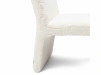 Rivièra maison callaghan faux fur eetkamerstoel - afbeelding 4 van  7