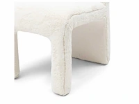 Rivièra maison callaghan faux fur eetkamerstoel - afbeelding 5 van  7