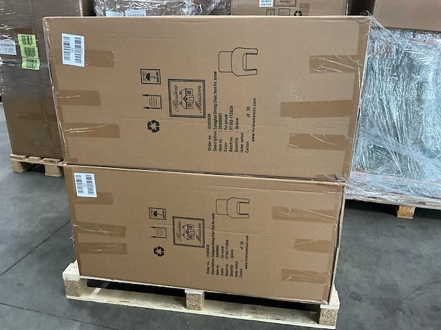 Rivièra maison callaghan snow eetkamerstoel (3x) - afbeelding 2 van  10