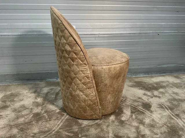 Rivièra maison camel xsx verrijdbare eetkamerstoel (4x) - afbeelding 5 van  9