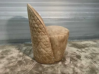 Rivièra maison camel xsx verrijdbare eetkamerstoel (4x) - afbeelding 5 van  9