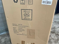 Rivièra maison camel xsx verrijdbare eetkamerstoel (4x) - afbeelding 9 van  9