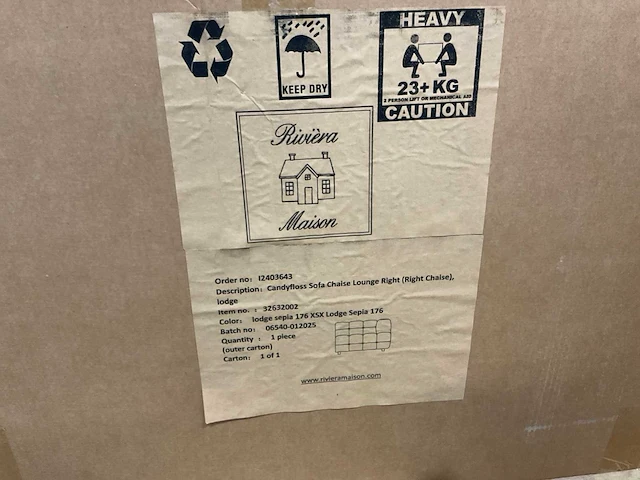 Rivièra maison candyfloss sofa cl l - afbeelding 6 van  14