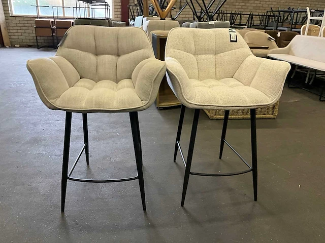 Riviera maison carnaby barkruk (2x) - afbeelding 1 van  7