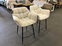 Riviera maison carnaby barkruk (2x) - afbeelding 4 van  7