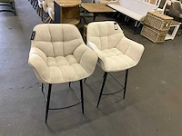 Riviera maison carnaby barkruk (2x) - afbeelding 5 van  7