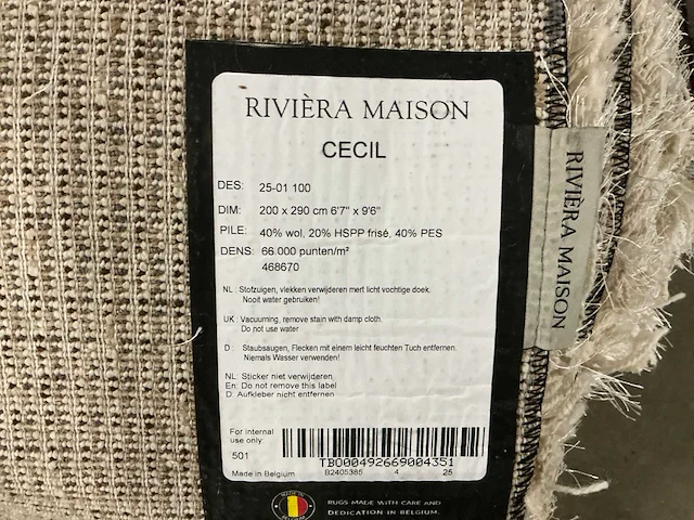 Rivièra maison cecil vloerkleed (2x) - afbeelding 6 van  6