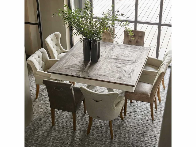 Rivièra maison chateau belvedere eetkamertafel 150x150 - afbeelding 2 van  8