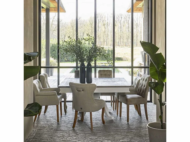Rivièra maison chateau belvedere eetkamertafel 150x150 - afbeelding 3 van  8