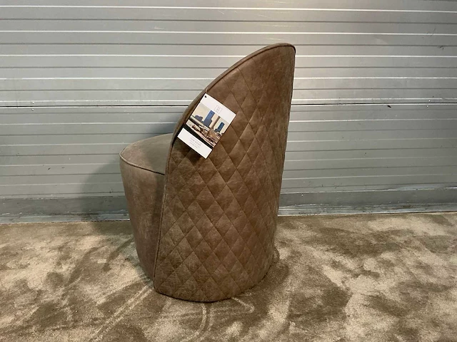 Rivièra maison coffee xsx verrijdbare eetkamerstoel (2x) - afbeelding 4 van  9