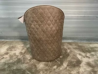 Rivièra maison coffee xsx verrijdbare eetkamerstoel (2x) - afbeelding 6 van  9