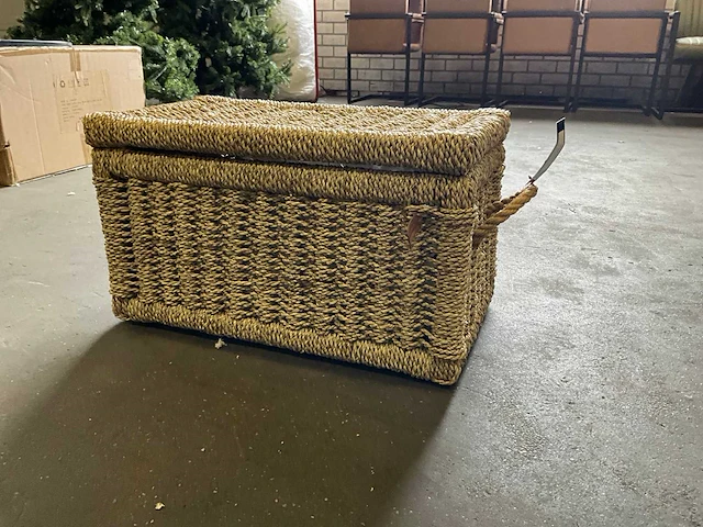 Riviera maison cordova rieten mand - afbeelding 1 van  8
