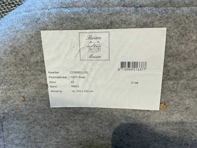 Rivièra maison correlius vloerkleed 290x200cm - afbeelding 3 van  3