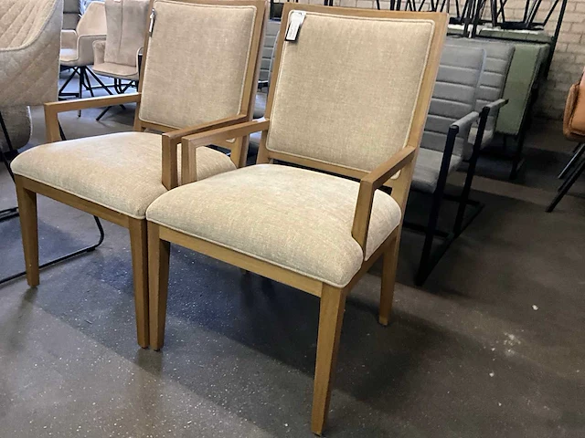 Riviera maison cortone eetkamerstoel (4x) - afbeelding 5 van  14