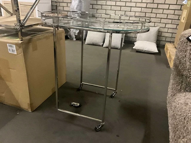 Riviera maison crosby verrijdbare bartafel - afbeelding 1 van  9