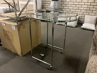 Riviera maison crosby verrijdbare bartafel - afbeelding 2 van  9