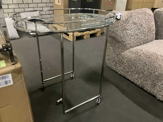 Riviera maison crosby verrijdbare bartafel - afbeelding 8 van  9