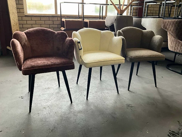 Riviera maison dauphine draaibare eetkamerstoel (3x) - afbeelding 4 van  11