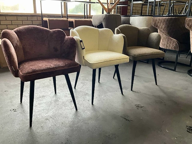 Riviera maison dauphine draaibare eetkamerstoel (3x) - afbeelding 5 van  11