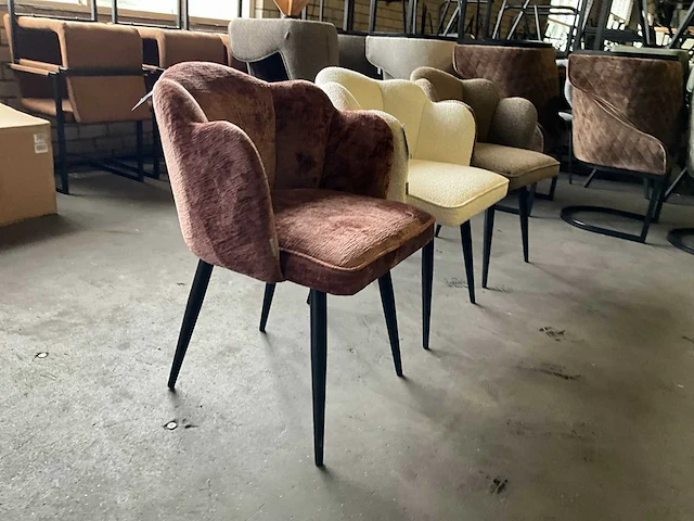 Riviera maison dauphine draaibare eetkamerstoel (3x) - afbeelding 7 van  11