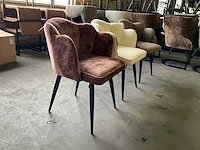 Riviera maison dauphine draaibare eetkamerstoel (3x) - afbeelding 7 van  11