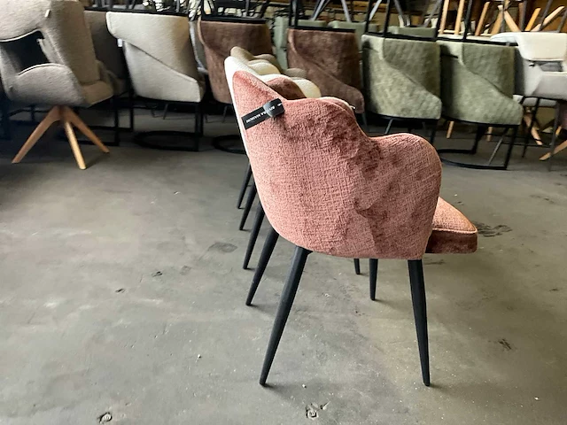 Riviera maison dauphine draaibare eetkamerstoel (3x) - afbeelding 10 van  11