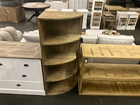 Riviera maison del rey boekenkast hoekmodel - afbeelding 4 van  5