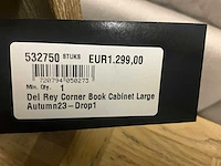 Riviera maison del rey boekenkast hoekmodel - afbeelding 5 van  5