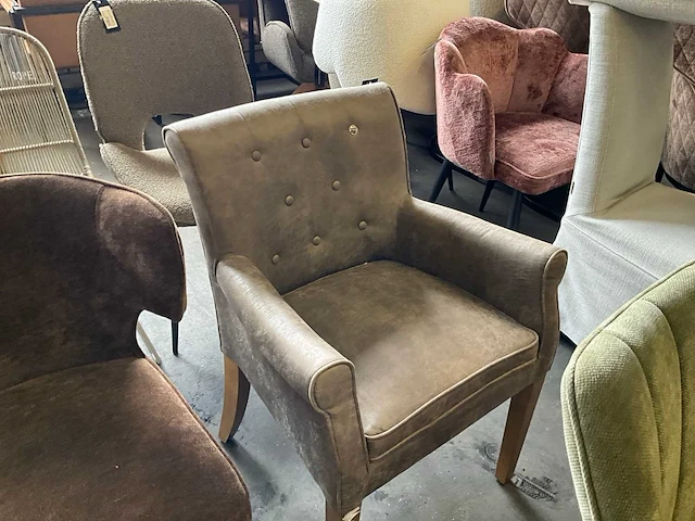 Riviera maison diverse eetkamerstoel (6x) - afbeelding 2 van  13