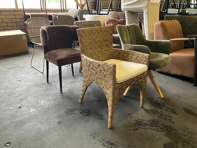 Riviera maison diverse eetkamerstoel (6x) - afbeelding 8 van  13