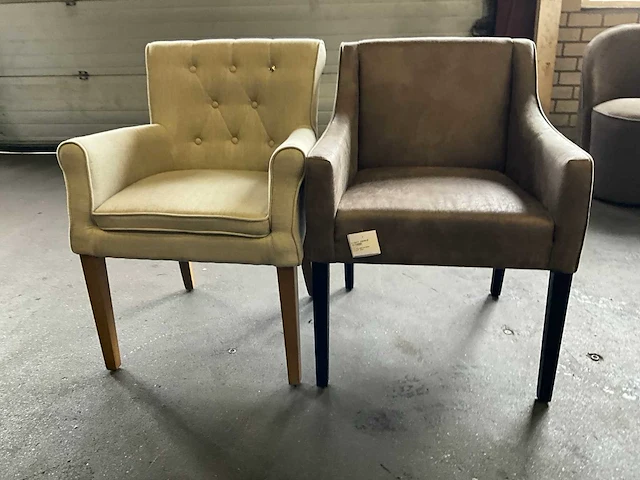 Riviera maison diverse eetkamerstoelen (2x) - afbeelding 5 van  12