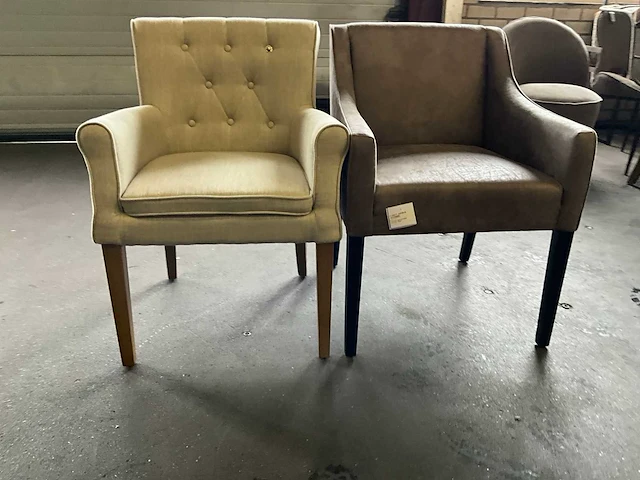 Riviera maison diverse eetkamerstoelen (2x) - afbeelding 6 van  12