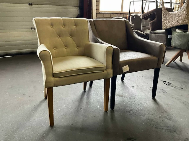 Riviera maison diverse eetkamerstoelen (2x) - afbeelding 7 van  12