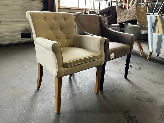 Riviera maison diverse eetkamerstoelen (2x) - afbeelding 8 van  12