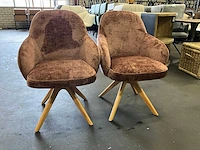 Riviera maison draaibare eetkamerstoel (2x) - afbeelding 1 van  10
