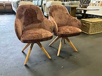 Riviera maison draaibare eetkamerstoel (2x) - afbeelding 3 van  10