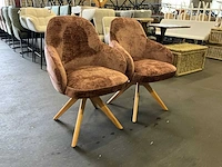 Riviera maison draaibare eetkamerstoel (2x) - afbeelding 4 van  10